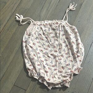 Oeuf Cream Floral Kids One Piece